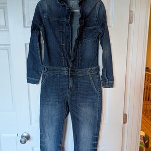 Zara Denim Jumpsuit XS